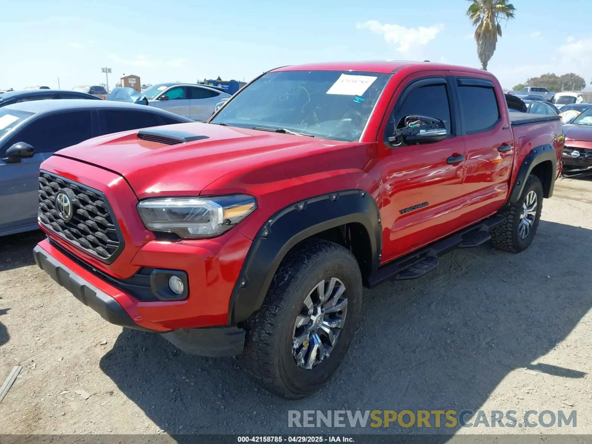 2 Photograph of a damaged car 3TMEZ5CNXNM173075 TOYOTA TACOMA 2022