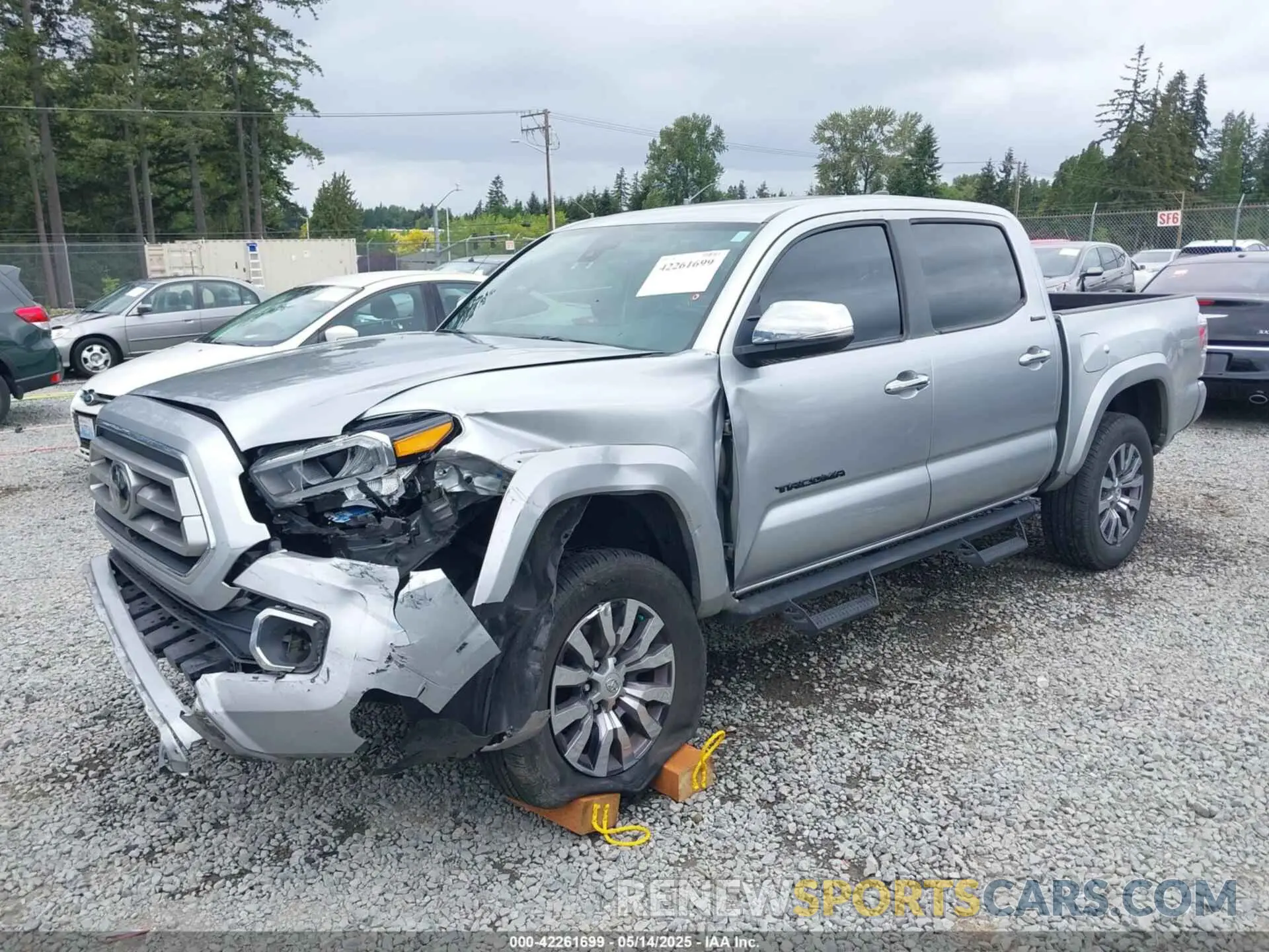 2 Фотография поврежденного автомобиля 3TMGZ5AN2NM504615 TOYOTA TACOMA 2022
