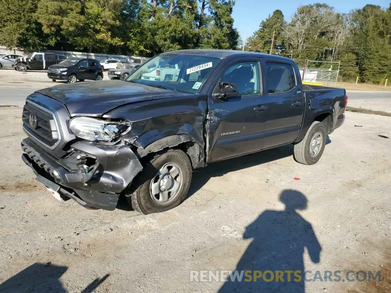 1 Photograph of a damaged car 3TYAX5GN0NT055295 TOYOTA TACOMA 2022