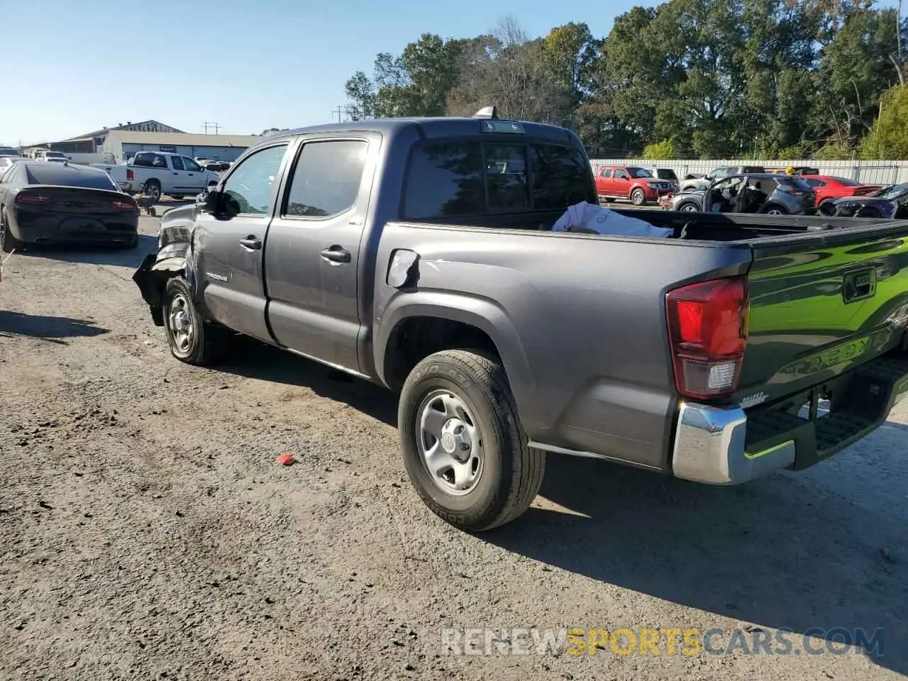 2 Photograph of a damaged car 3TYAX5GN0NT055295 TOYOTA TACOMA 2022