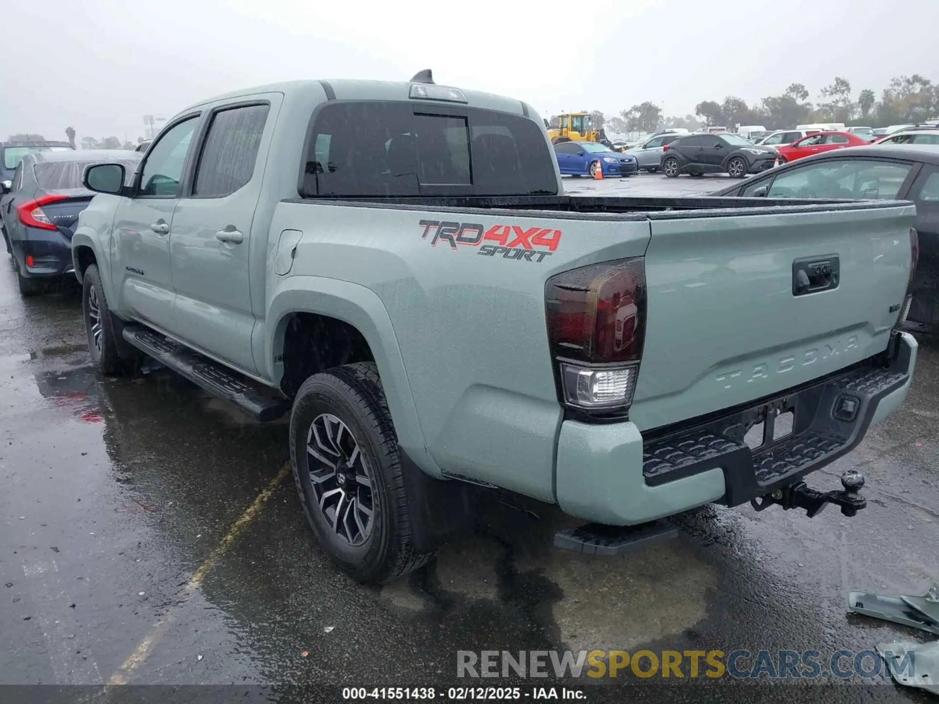 3 Photograph of a damaged car 3TYCZ5AN0NT091323 TOYOTA TACOMA 2022