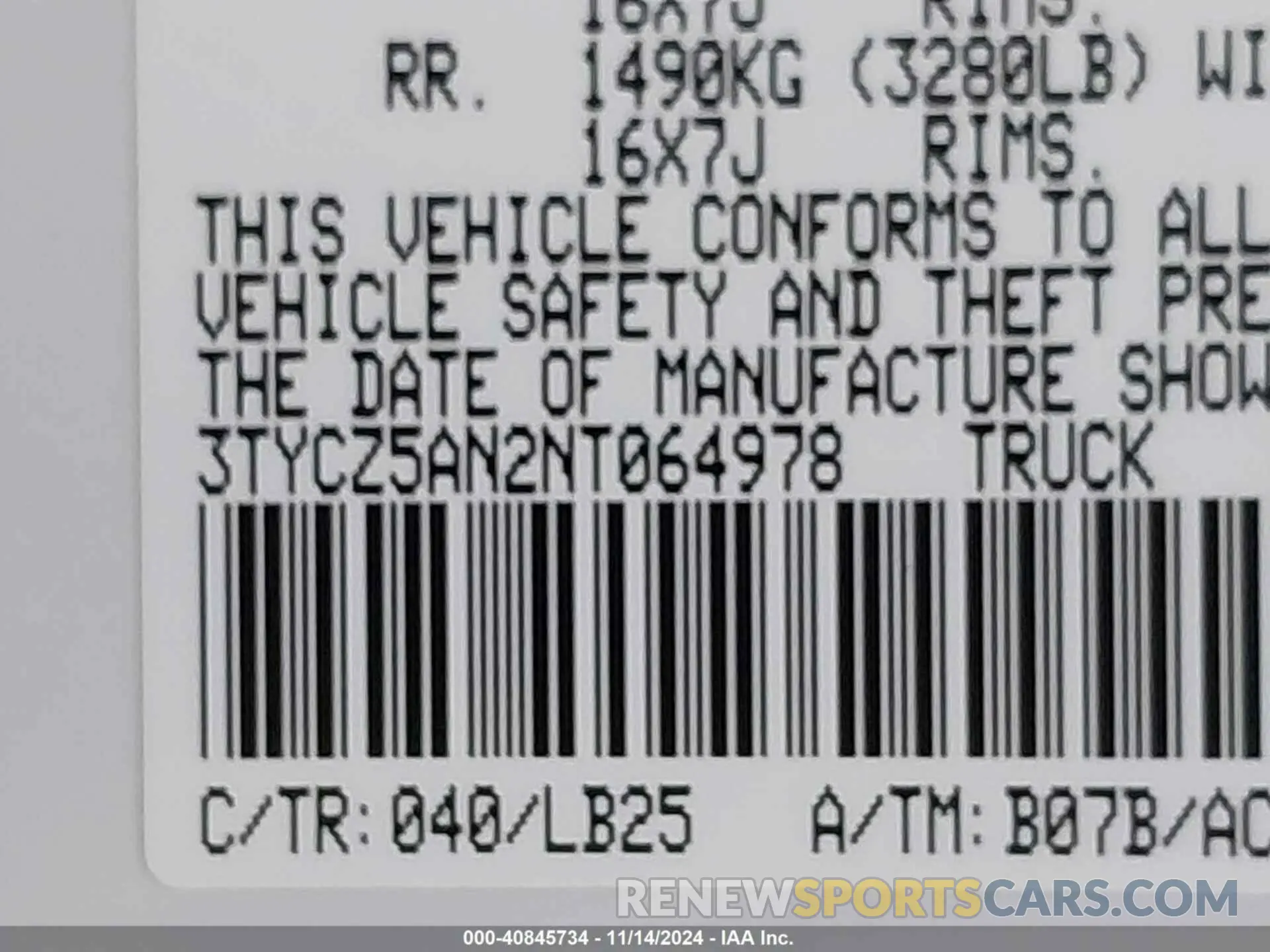 9 Фотография поврежденного автомобиля 3TYCZ5AN2NT064978 TOYOTA TACOMA 2022