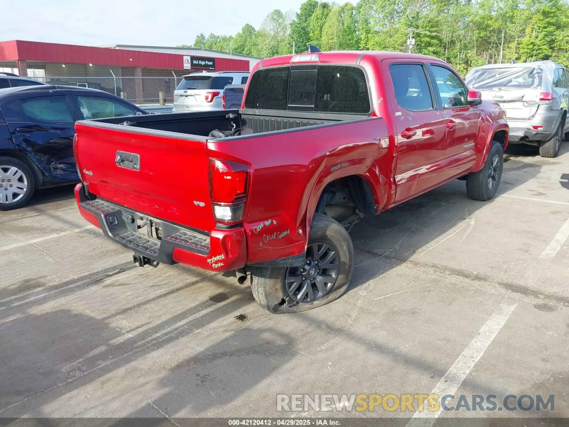4 Фотография поврежденного автомобиля 3TYCZ5AN4NT101268 TOYOTA TACOMA 2022