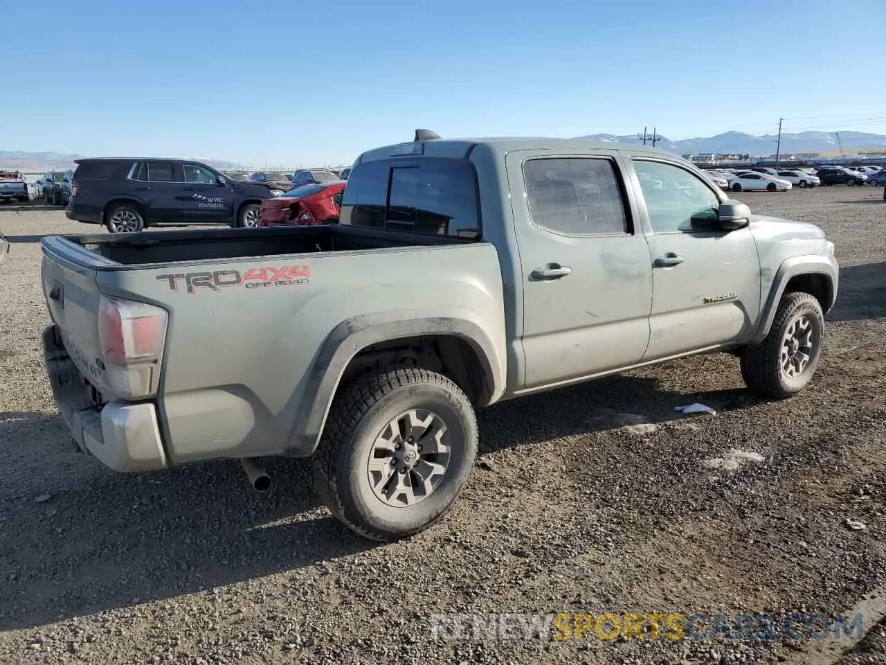 3 Photograph of a damaged car 3TYCZ5AN5NT078485 TOYOTA TACOMA 2022