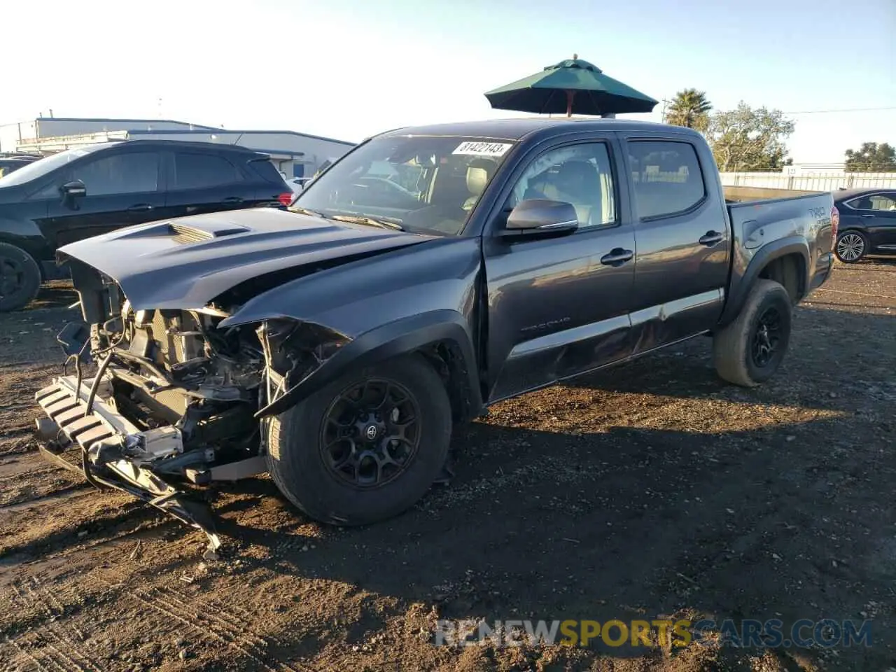 1 Photograph of a damaged car 3TYCZ5AN7NT093263 TOYOTA TACOMA 2022