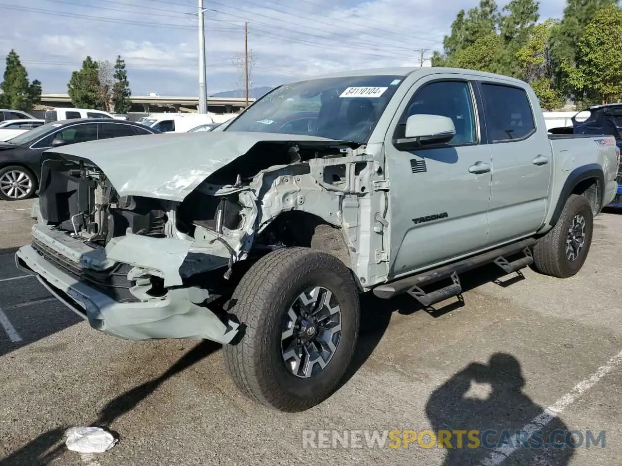 1 Photograph of a damaged car 3TYCZ5AN8NT094843 TOYOTA TACOMA 2022