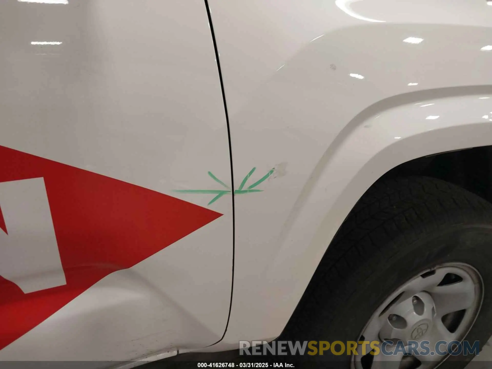 6 Photograph of a damaged car 3TYRX5GN0NT048334 TOYOTA TACOMA 2022