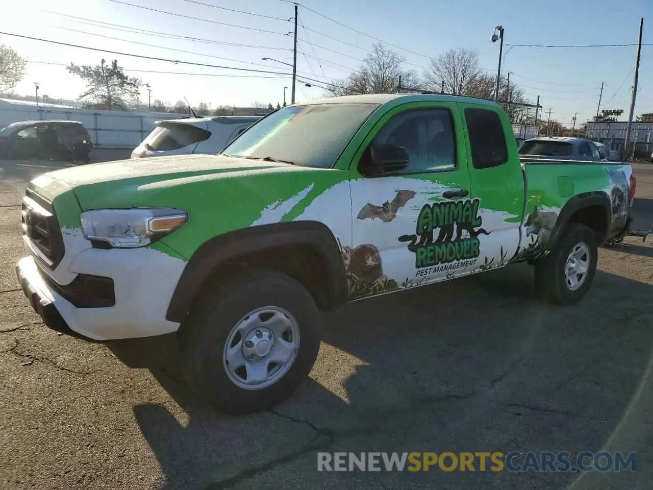 1 Photograph of a damaged car 3TYRZ5CN0NT022784 TOYOTA TACOMA 2022