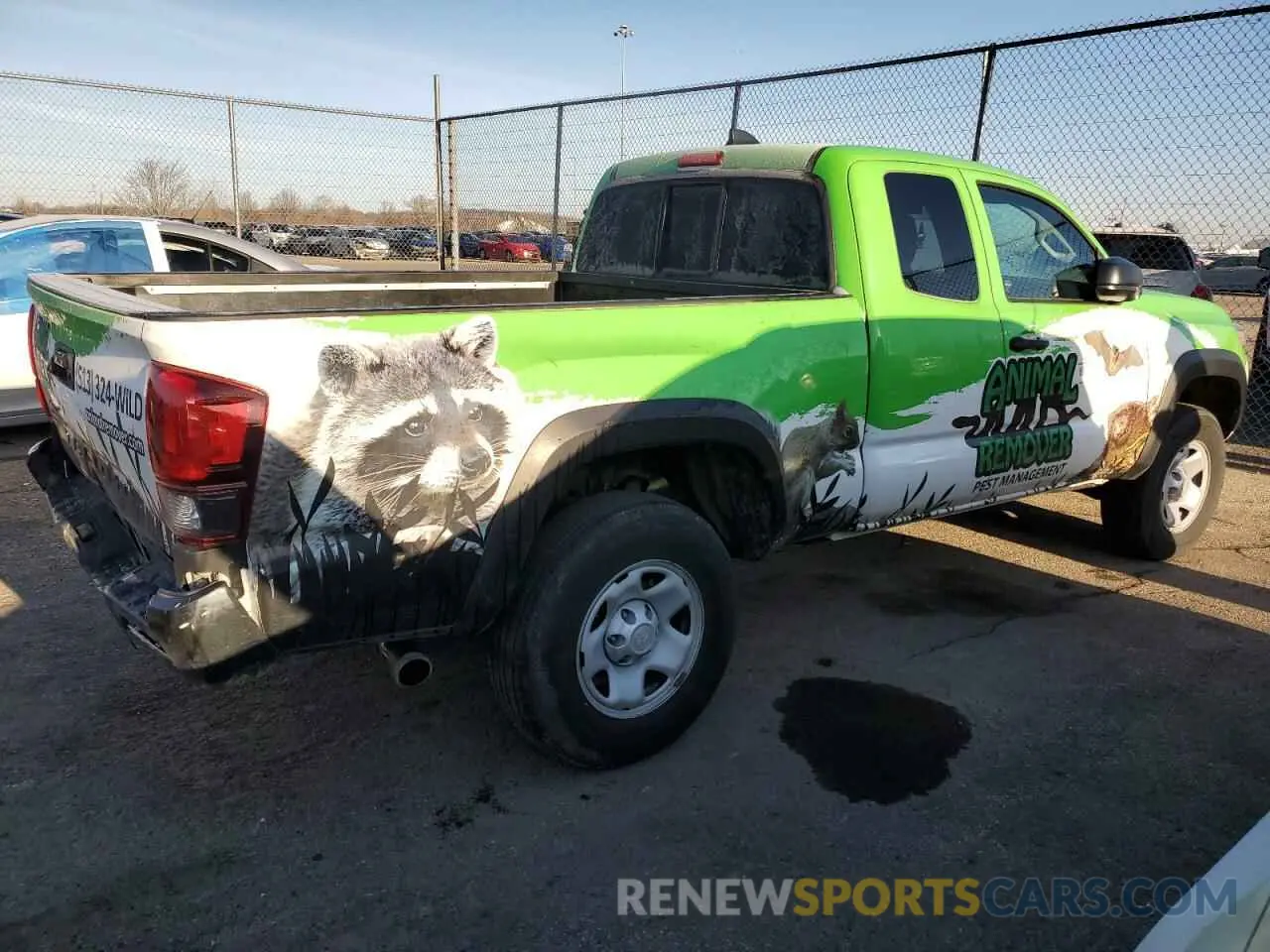 3 Photograph of a damaged car 3TYRZ5CN0NT022784 TOYOTA TACOMA 2022