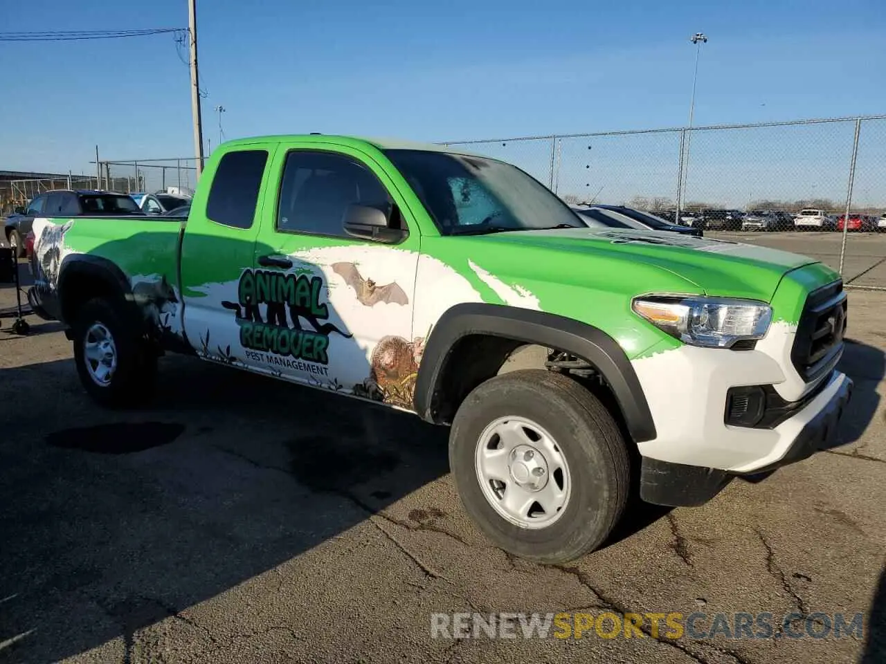 4 Photograph of a damaged car 3TYRZ5CN0NT022784 TOYOTA TACOMA 2022