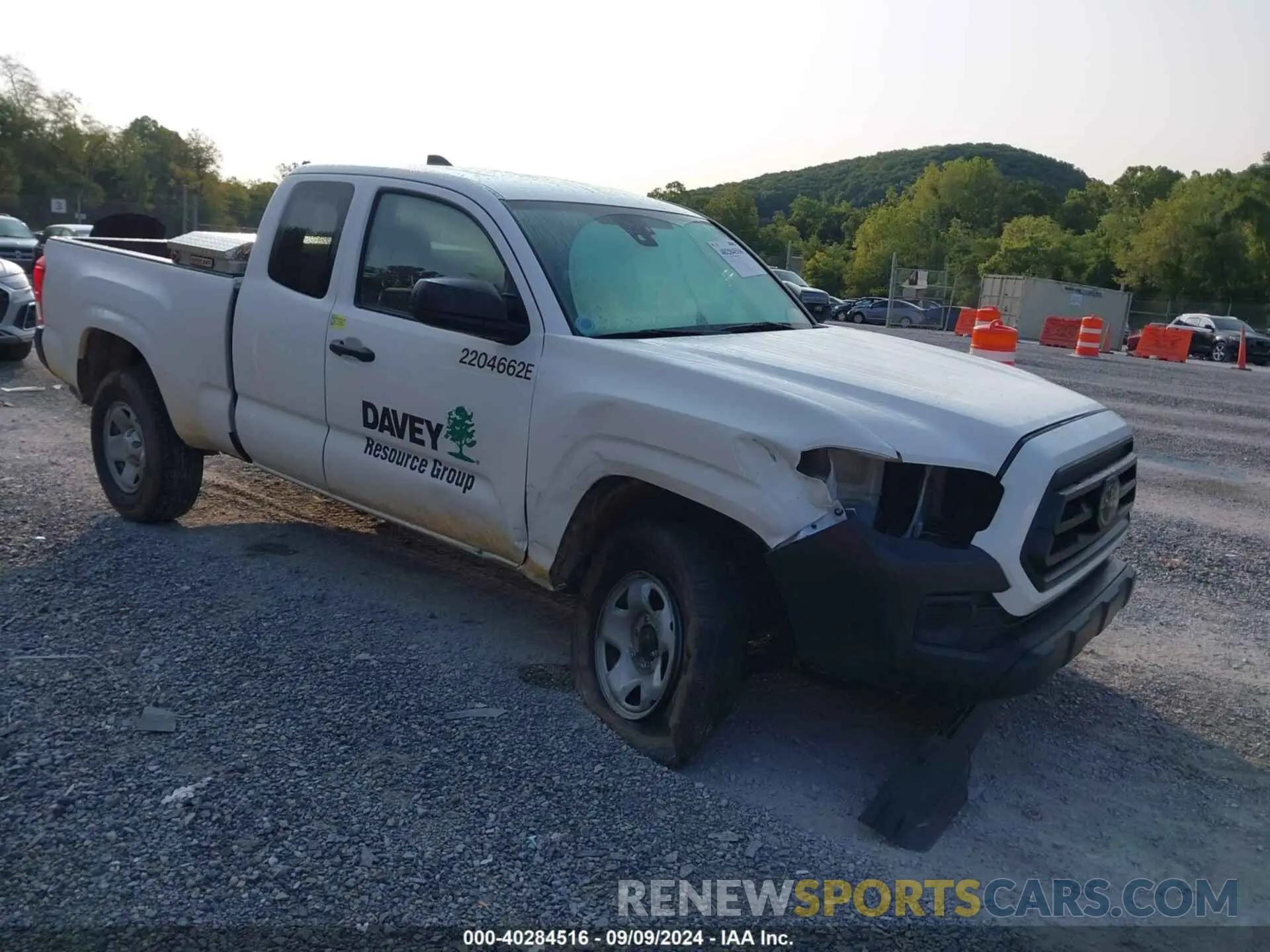 1 Photograph of a damaged car 3TYSX5EN5NT011154 TOYOTA TACOMA 2022