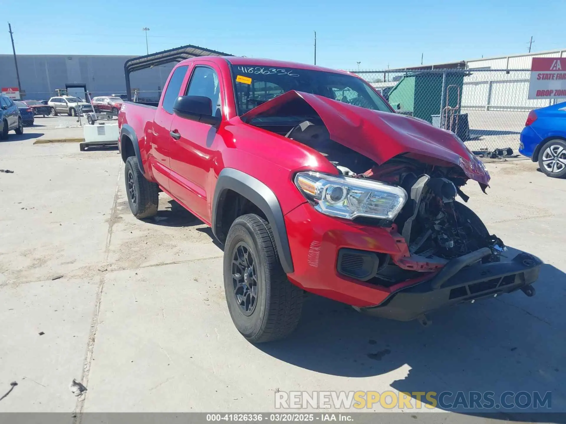 1 Photograph of a damaged car 3TYSZ5AN7NT092318 TOYOTA TACOMA 2022
