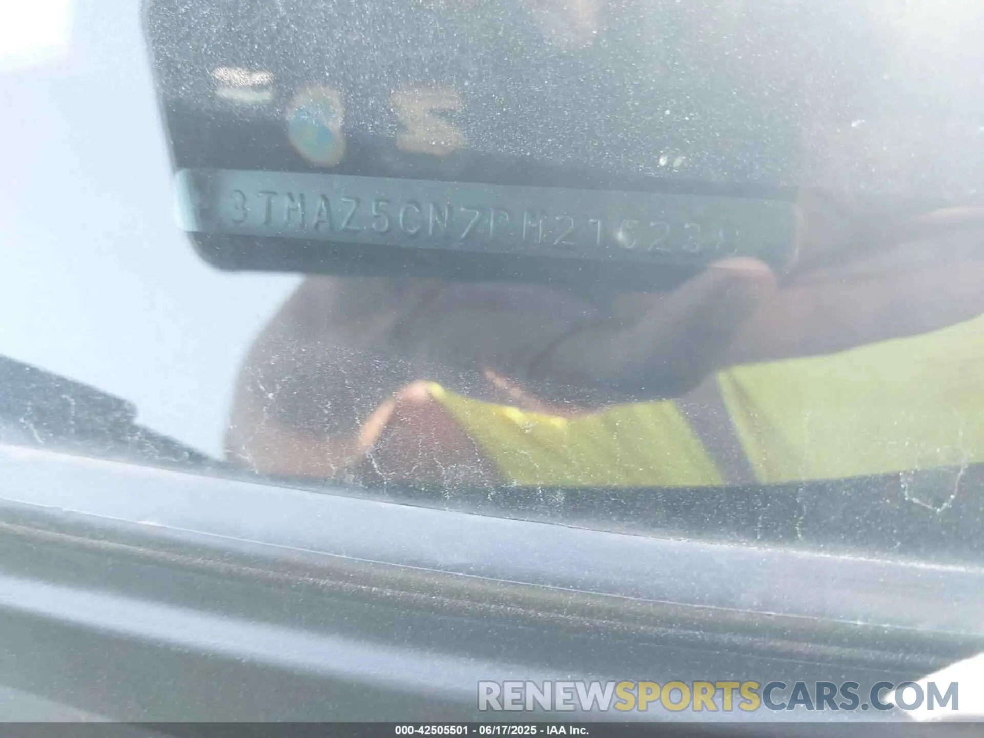 9 Photograph of a damaged car 3TMAZ5CN7PM216238 TOYOTA TACOMA 2023