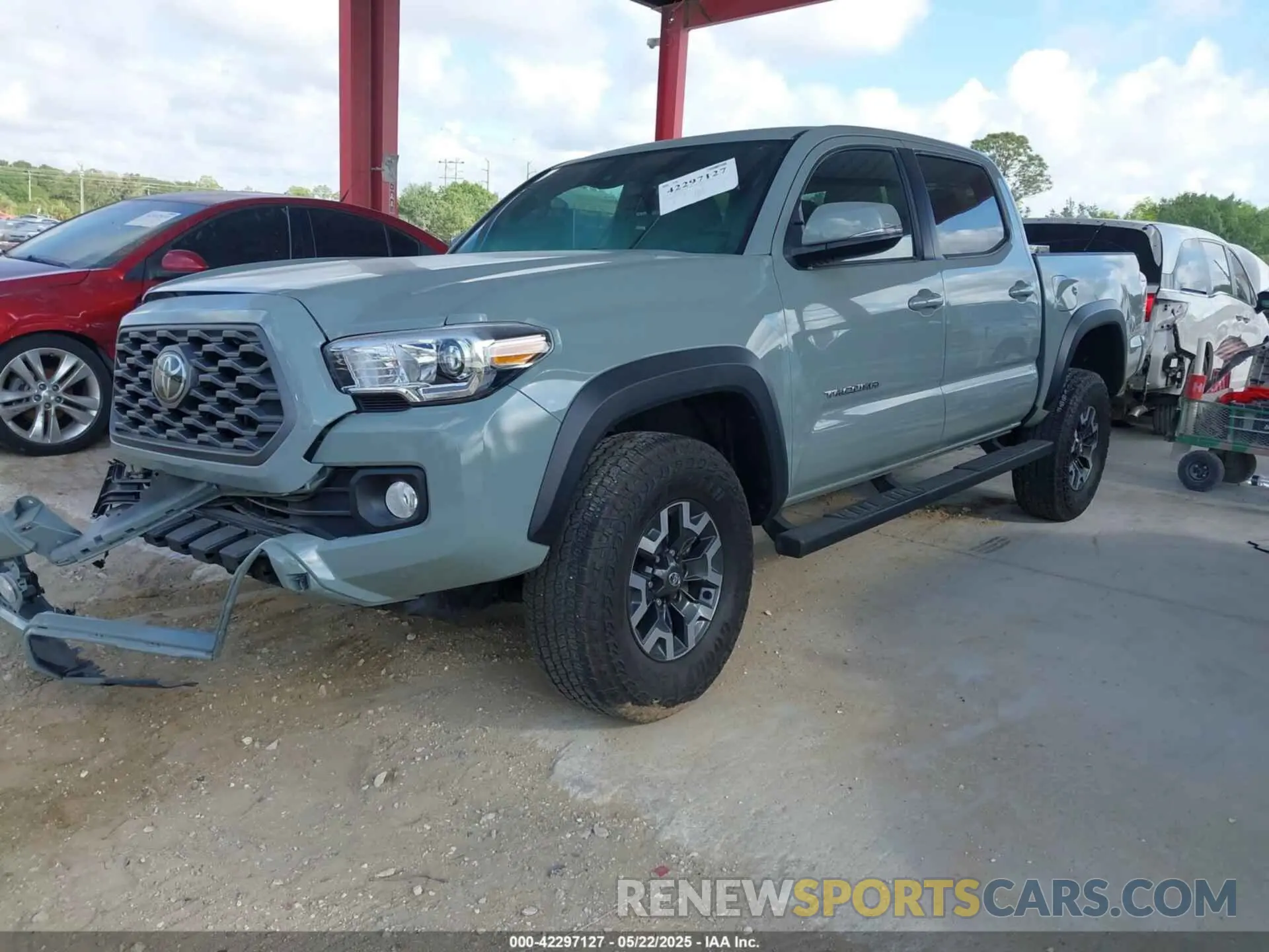 2 Photograph of a damaged car 3TMAZ5CN9PM208125 TOYOTA TACOMA 2023
