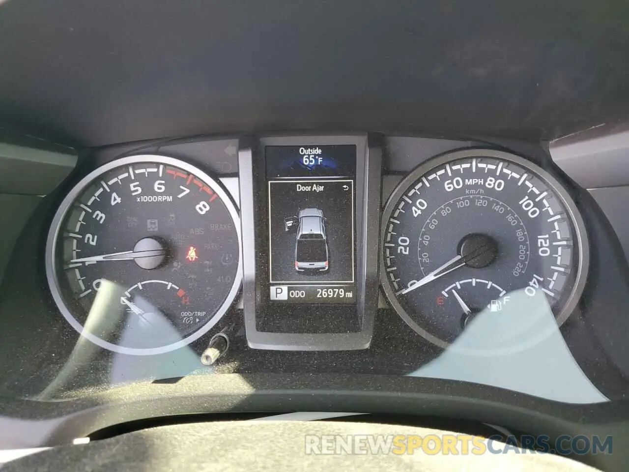9 Фотография поврежденного автомобиля 3TMCZ5AN1PM533640 TOYOTA TACOMA 2023