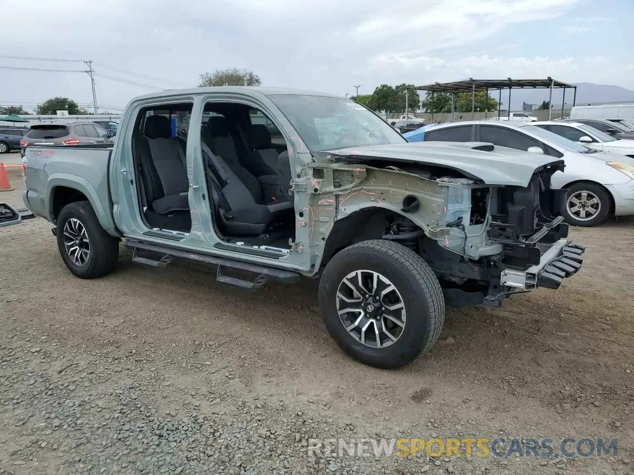 4 Photograph of a damaged car 3TMCZ5AN1PM540555 TOYOTA TACOMA 2023