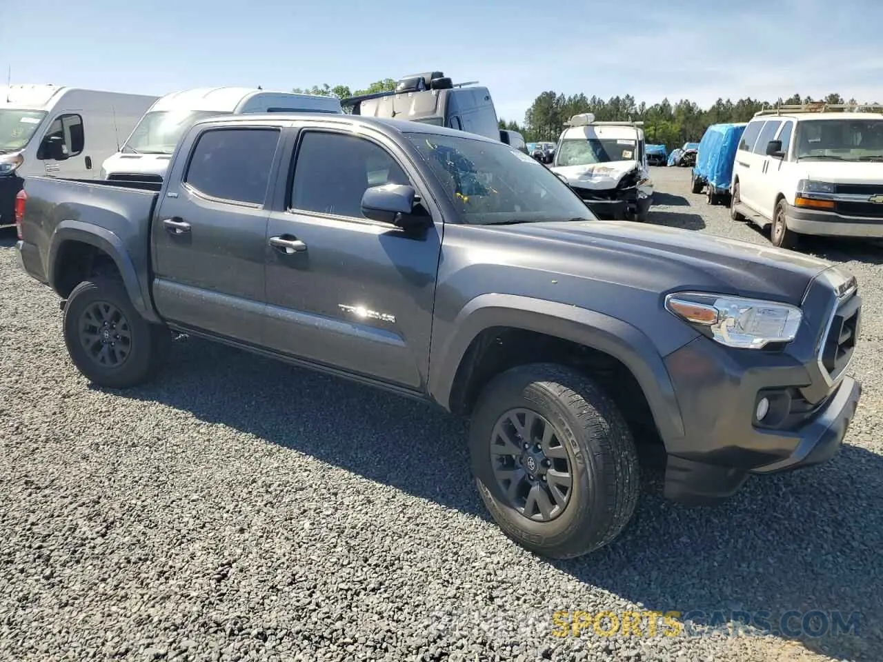4 Photograph of a damaged car 3TMCZ5AN1PM572437 TOYOTA TACOMA 2023