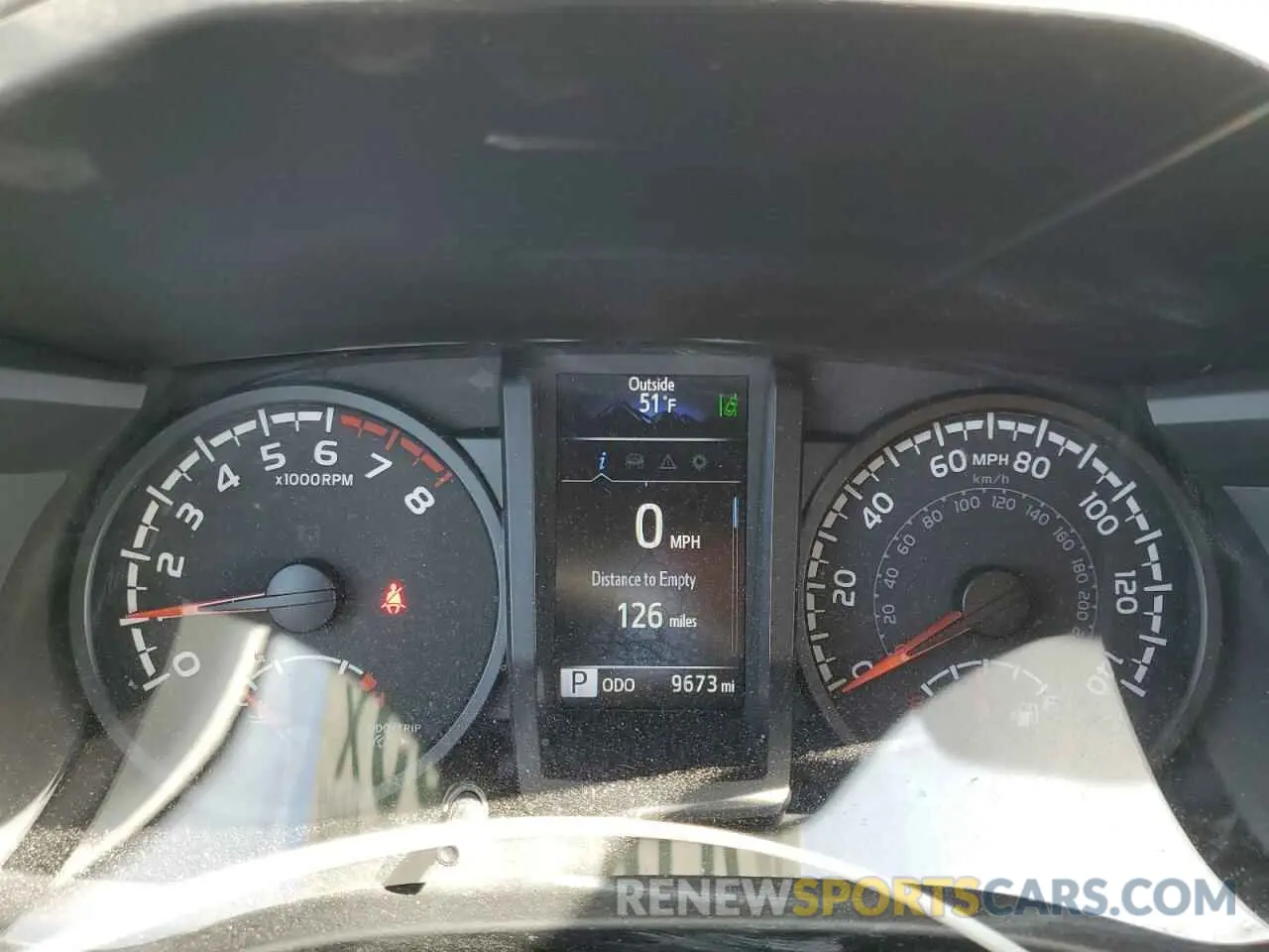 9 Фотография поврежденного автомобиля 3TMCZ5AN1PM643457 TOYOTA TACOMA 2023