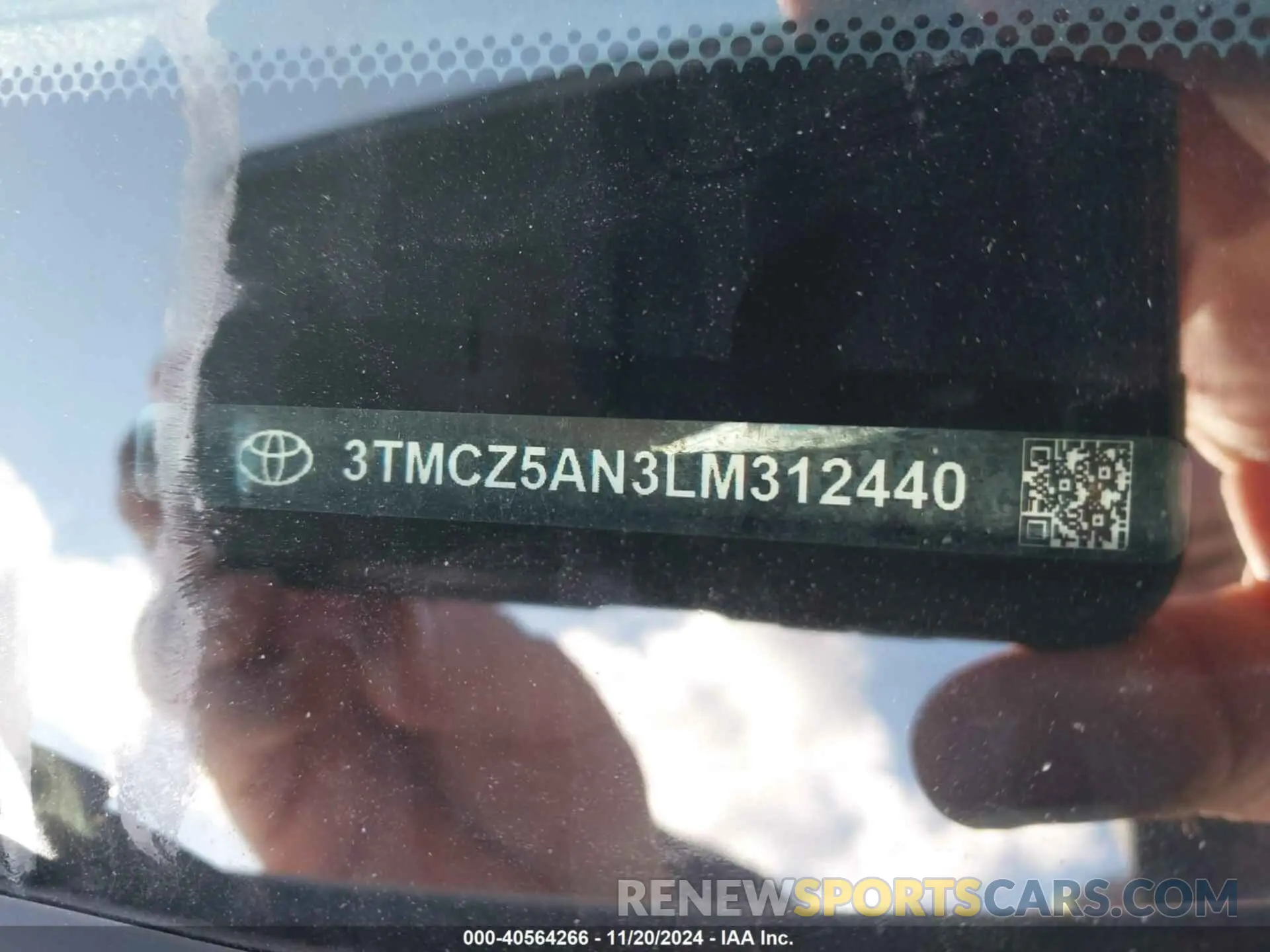 9 Фотография поврежденного автомобиля 3TMCZ5AN2PM558837 TOYOTA TACOMA 2023