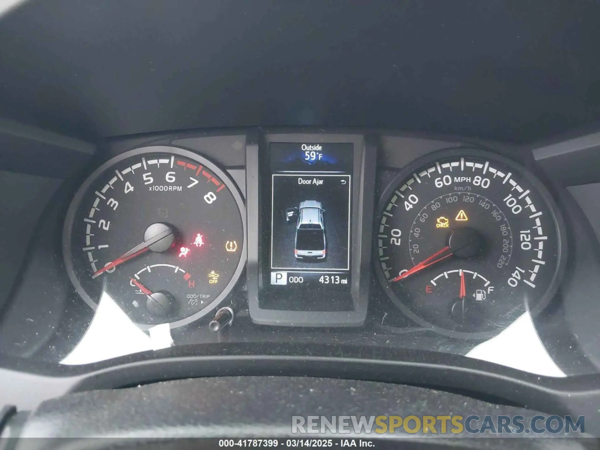 7 Фотография поврежденного автомобиля 3TMCZ5AN3PM633643 TOYOTA TACOMA 2023