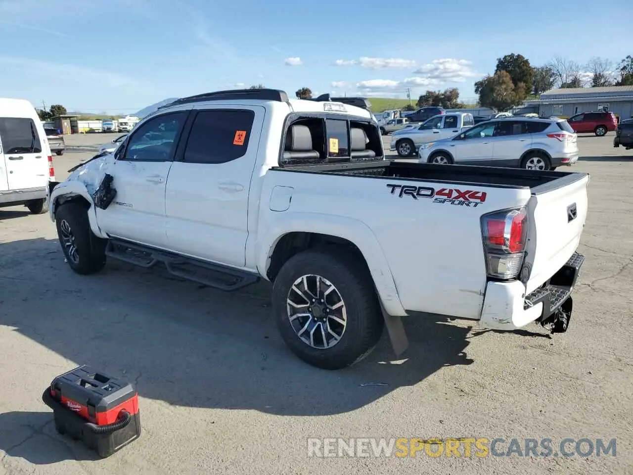 2 Photograph of a damaged car 3TMCZ5AN3PM654542 TOYOTA TACOMA 2023
