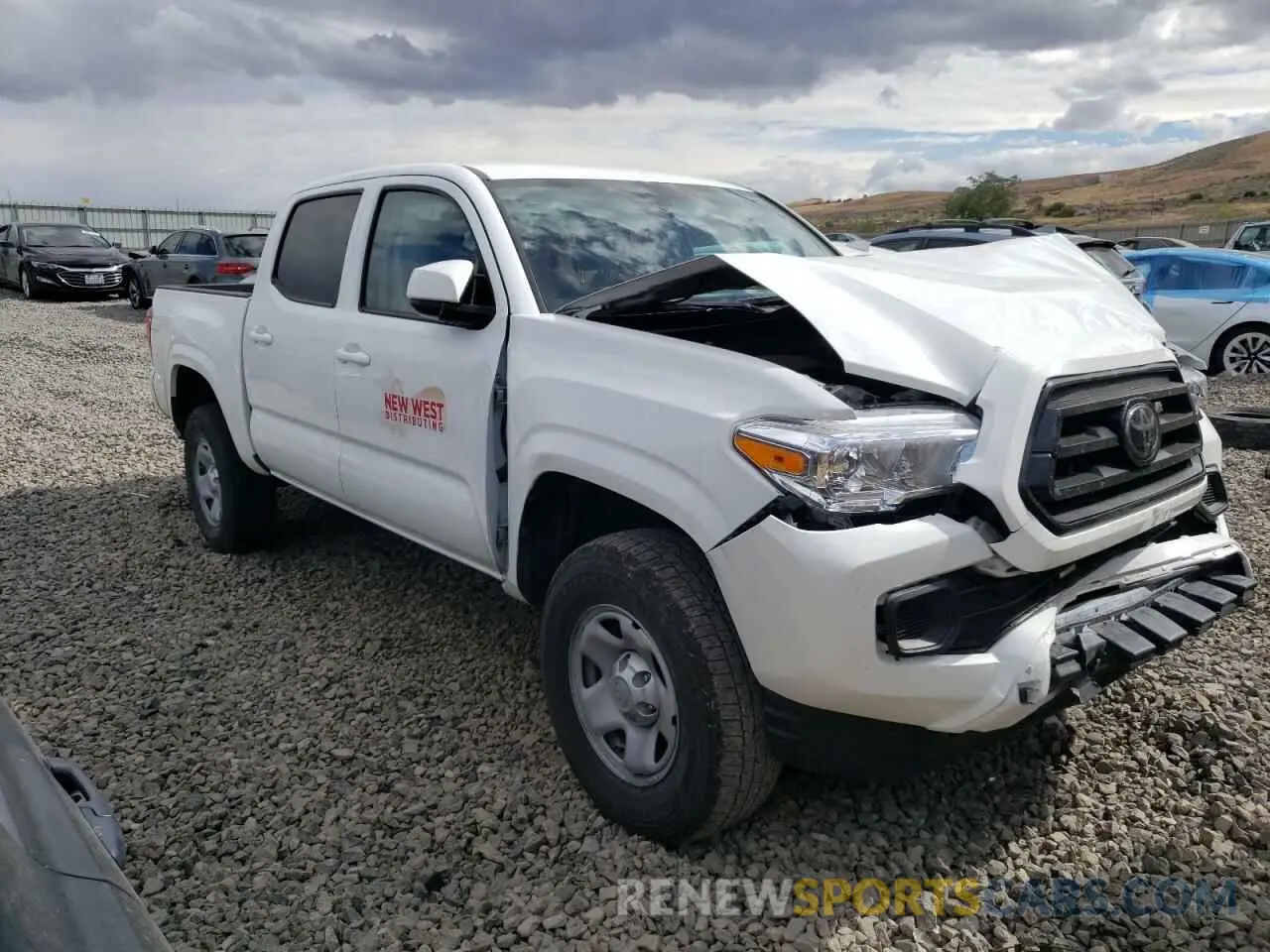 4 Фотография поврежденного автомобиля 3TMCZ5AN6PM558338 TOYOTA TACOMA 2023