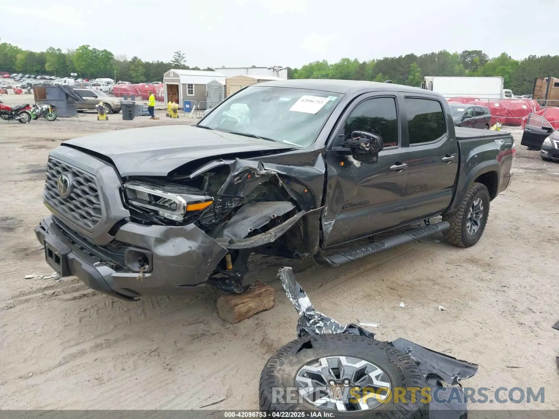 6 Фотография поврежденного автомобиля 3TMCZ5AN7PM614741 TOYOTA TACOMA 2023