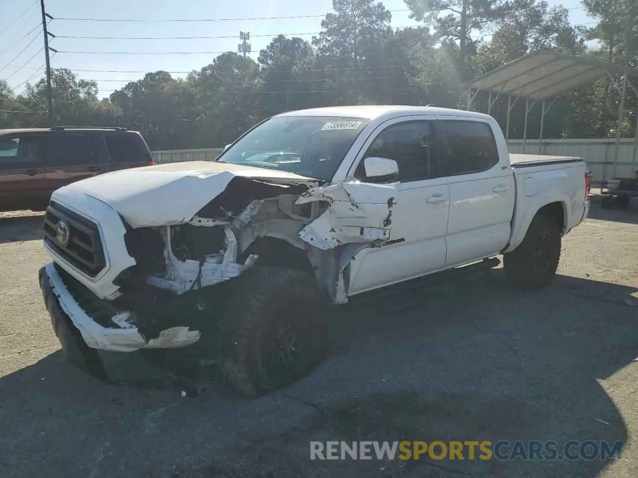 1 Photograph of a damaged car 3TMCZ5AN8PM591177 TOYOTA TACOMA 2023