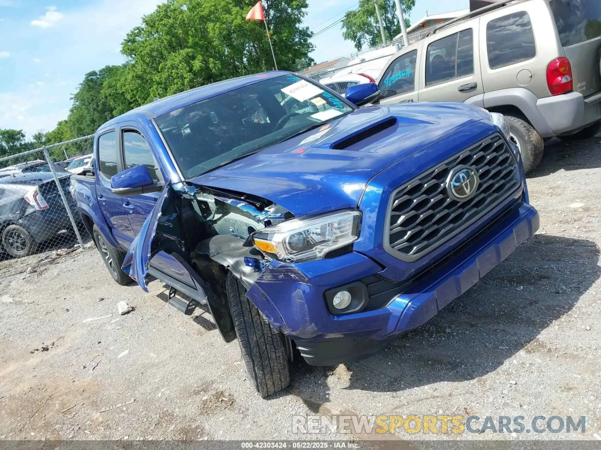 1 Photograph of a damaged car 3TMCZ5AN9PM553456 TOYOTA TACOMA 2023