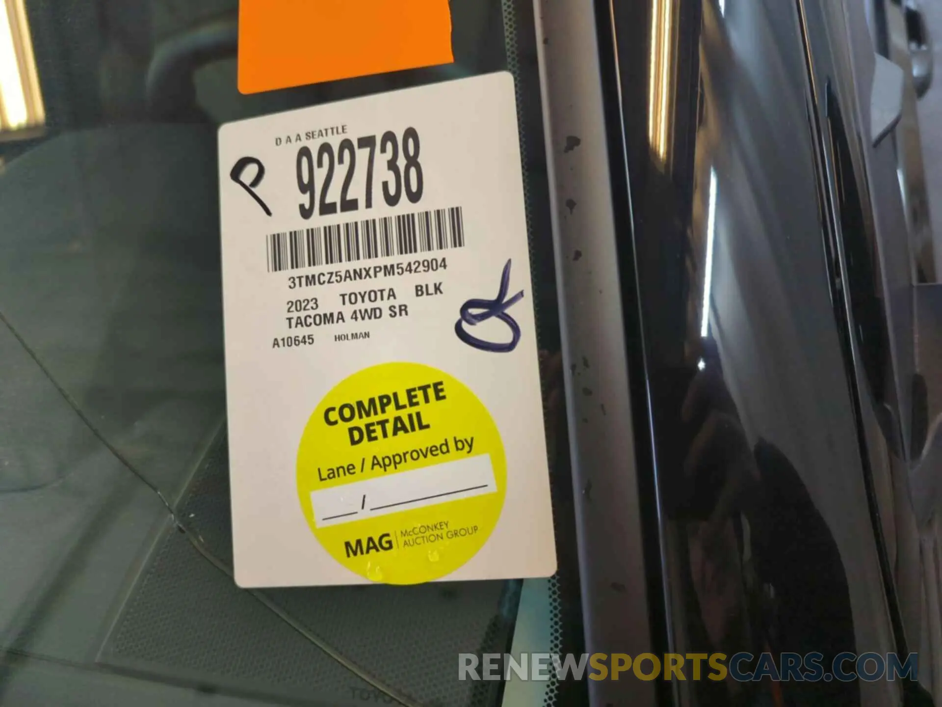 23 Photograph of a damaged car 3TMCZ5ANXPM542904 TOYOTA TACOMA 2023