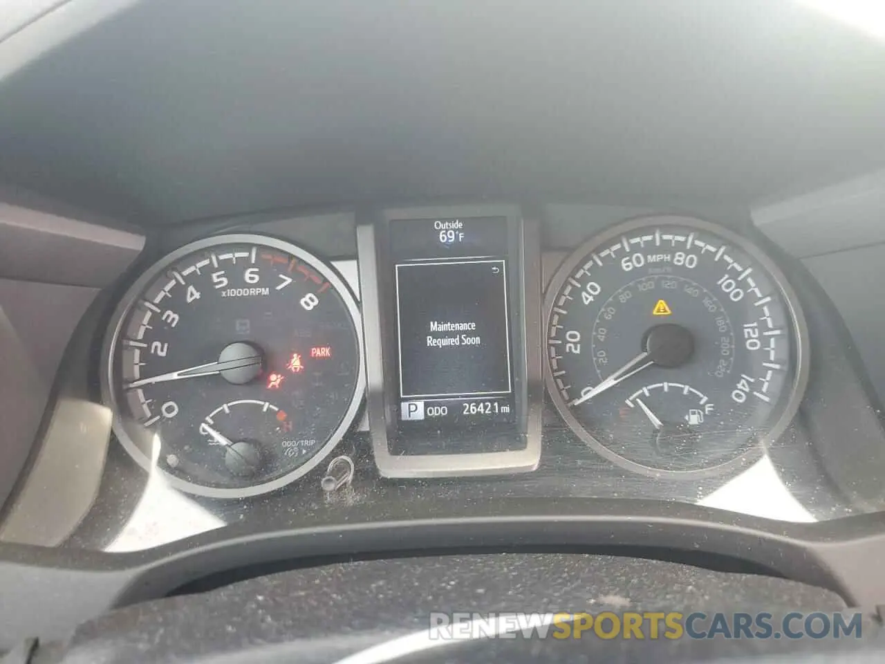 9 Фотография поврежденного автомобиля 3TMCZ5ANXPM613129 TOYOTA TACOMA 2023