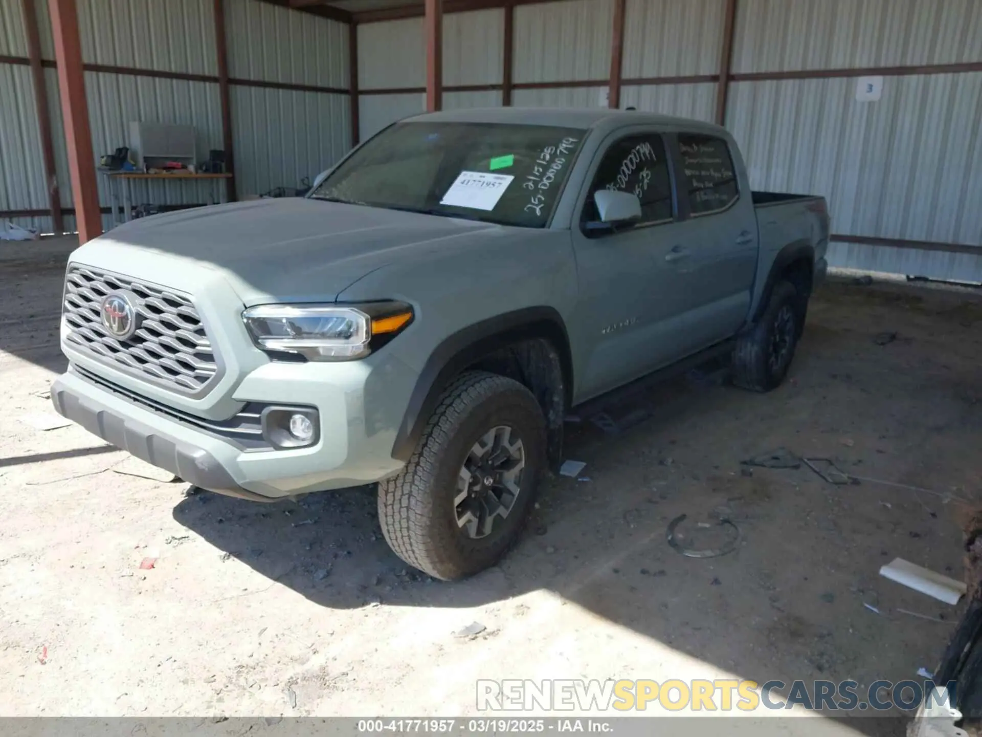 2 Photograph of a damaged car 3TMCZ5ANXPM613857 TOYOTA TACOMA 2023