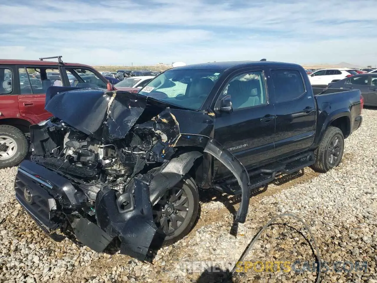 1 Photograph of a damaged car 3TMCZ5ANXPM628150 TOYOTA TACOMA 2023