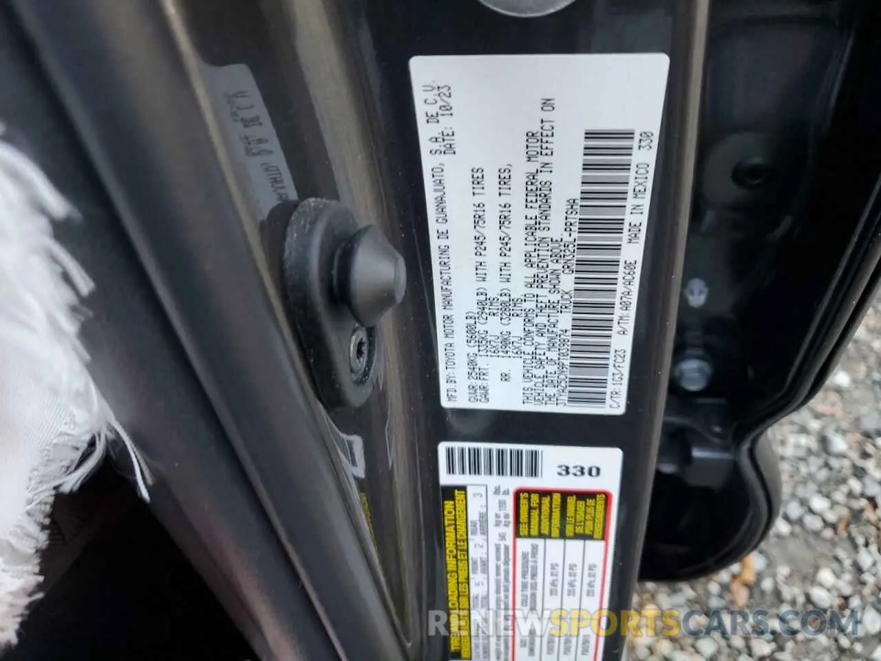 13 Фотография поврежденного автомобиля 3TYAZ5CN9PT039874 TOYOTA TACOMA 2023