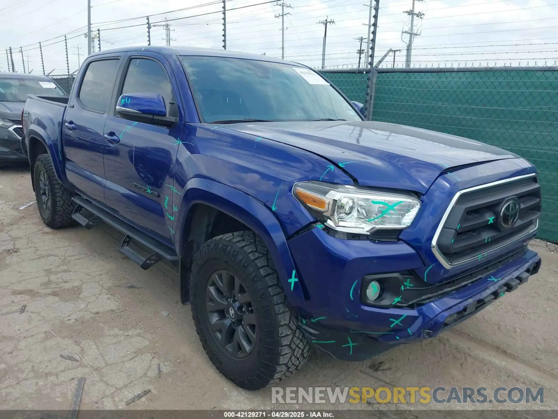 1 Photograph of a damaged car 3TYCZ5AN3PT154966 TOYOTA TACOMA 2023