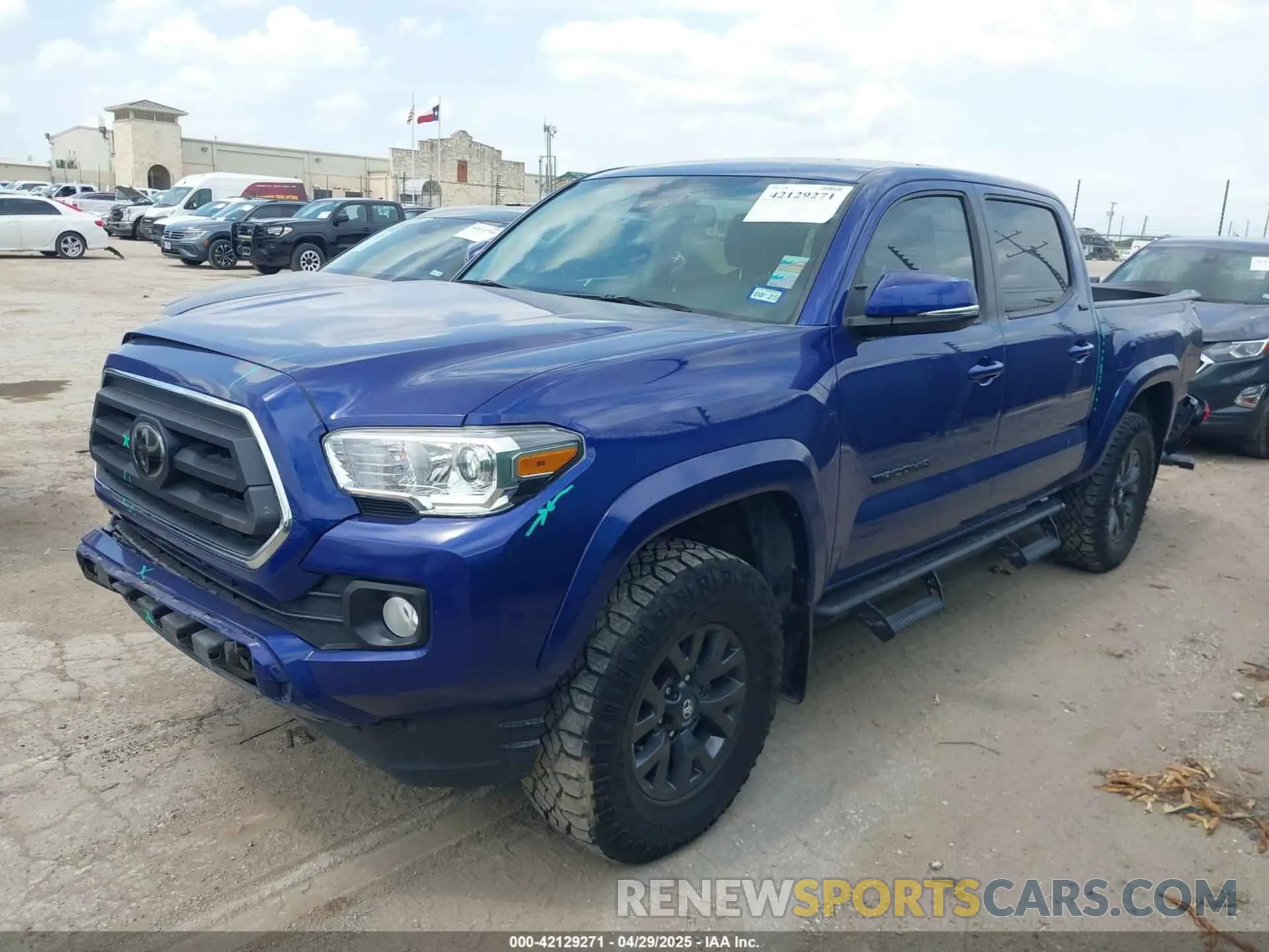 2 Photograph of a damaged car 3TYCZ5AN3PT154966 TOYOTA TACOMA 2023