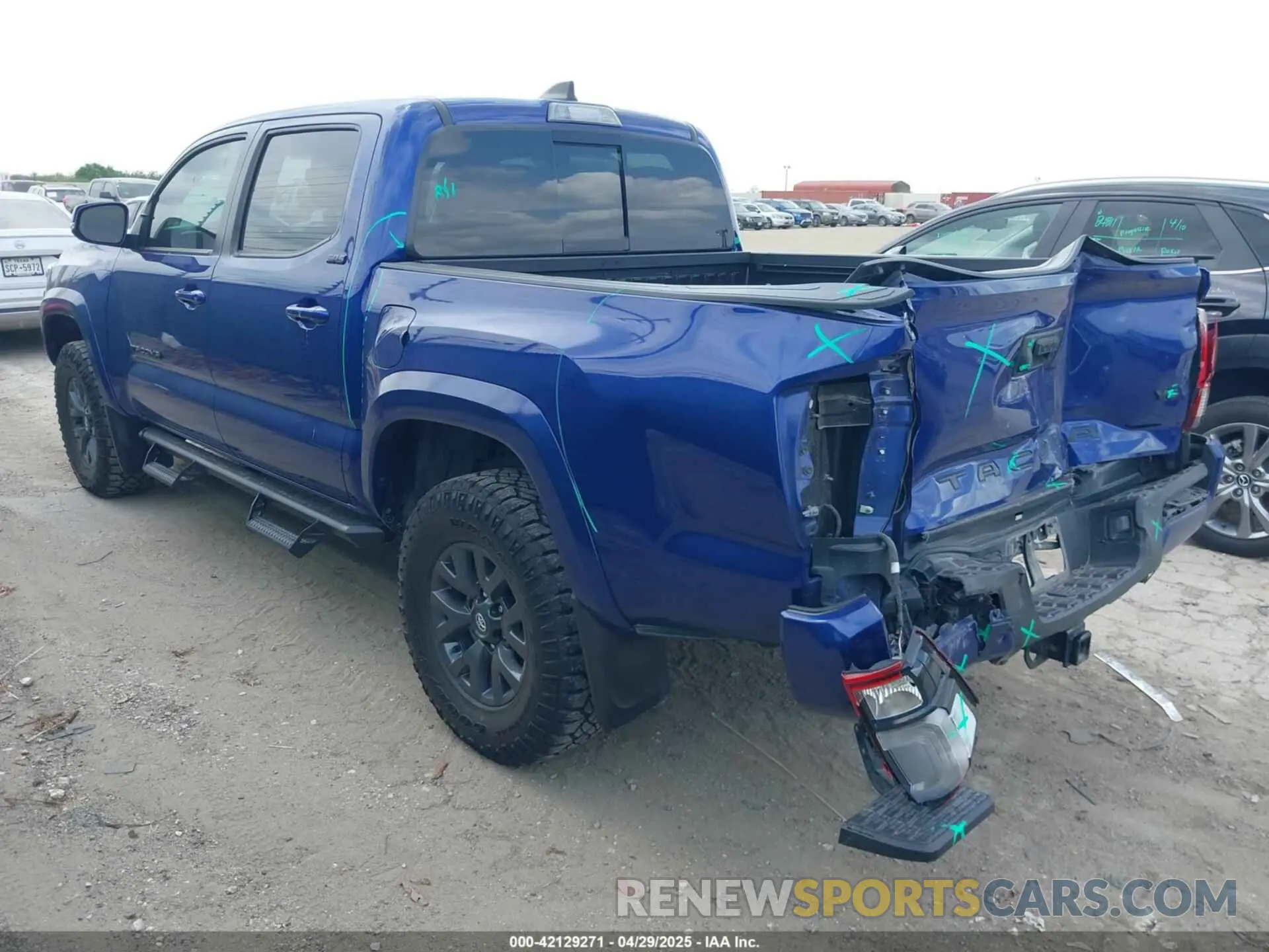 3 Photograph of a damaged car 3TYCZ5AN3PT154966 TOYOTA TACOMA 2023