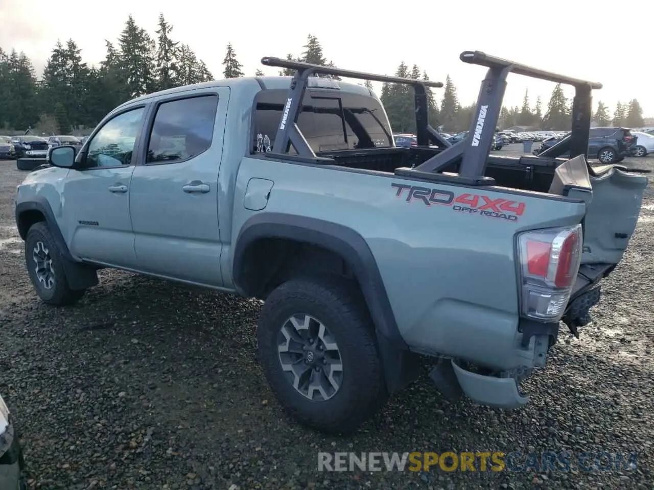 2 Photograph of a damaged car 3TYCZ5AN4PT166477 TOYOTA TACOMA 2023