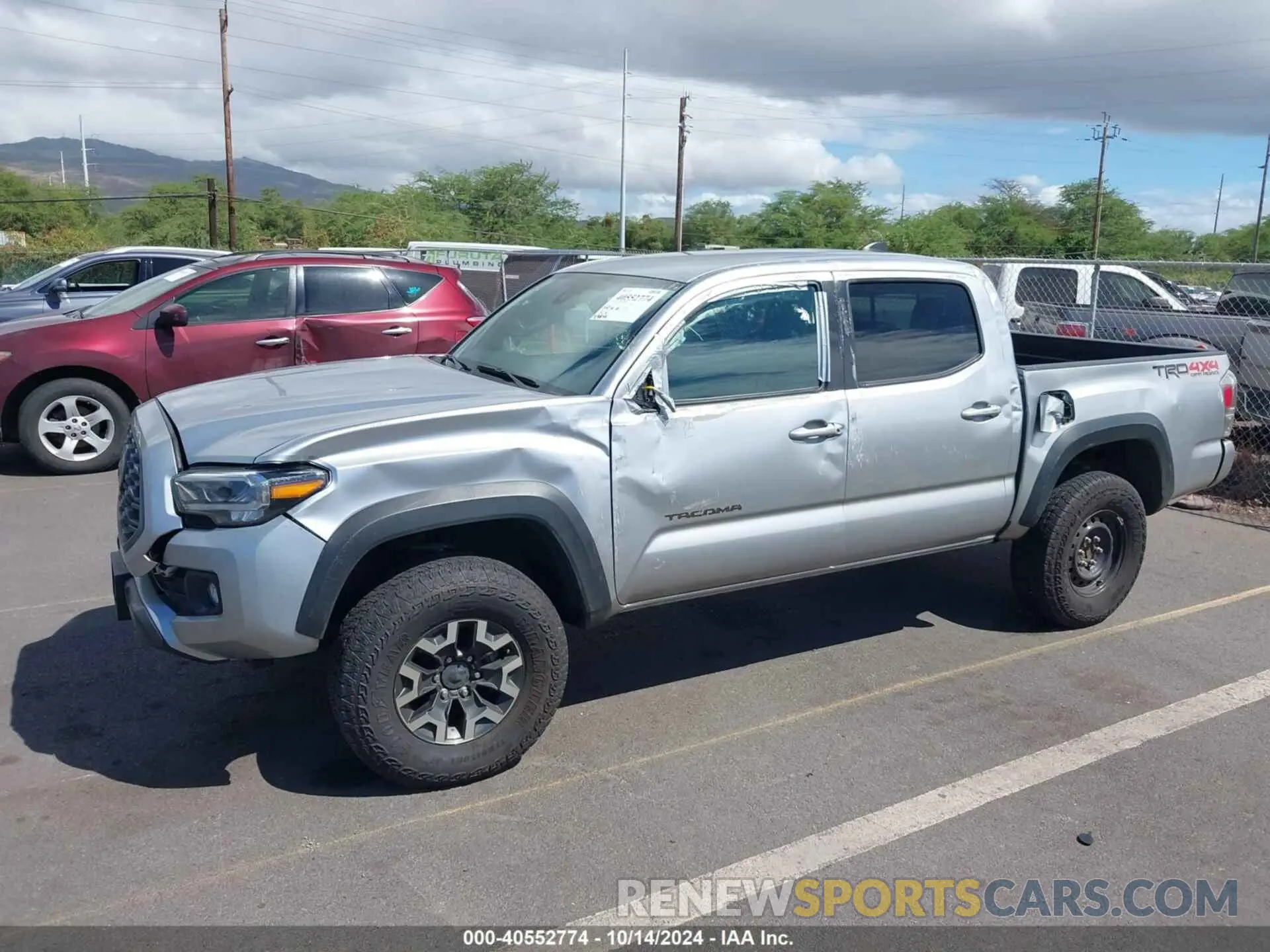 2 Photograph of a damaged car 3TYCZ5AN6PT132766 TOYOTA TACOMA 2023