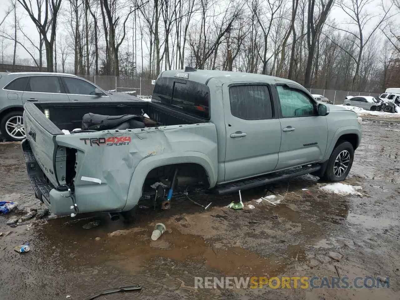 3 Photograph of a damaged car 3TYCZ5AN6PT159272 TOYOTA TACOMA 2023