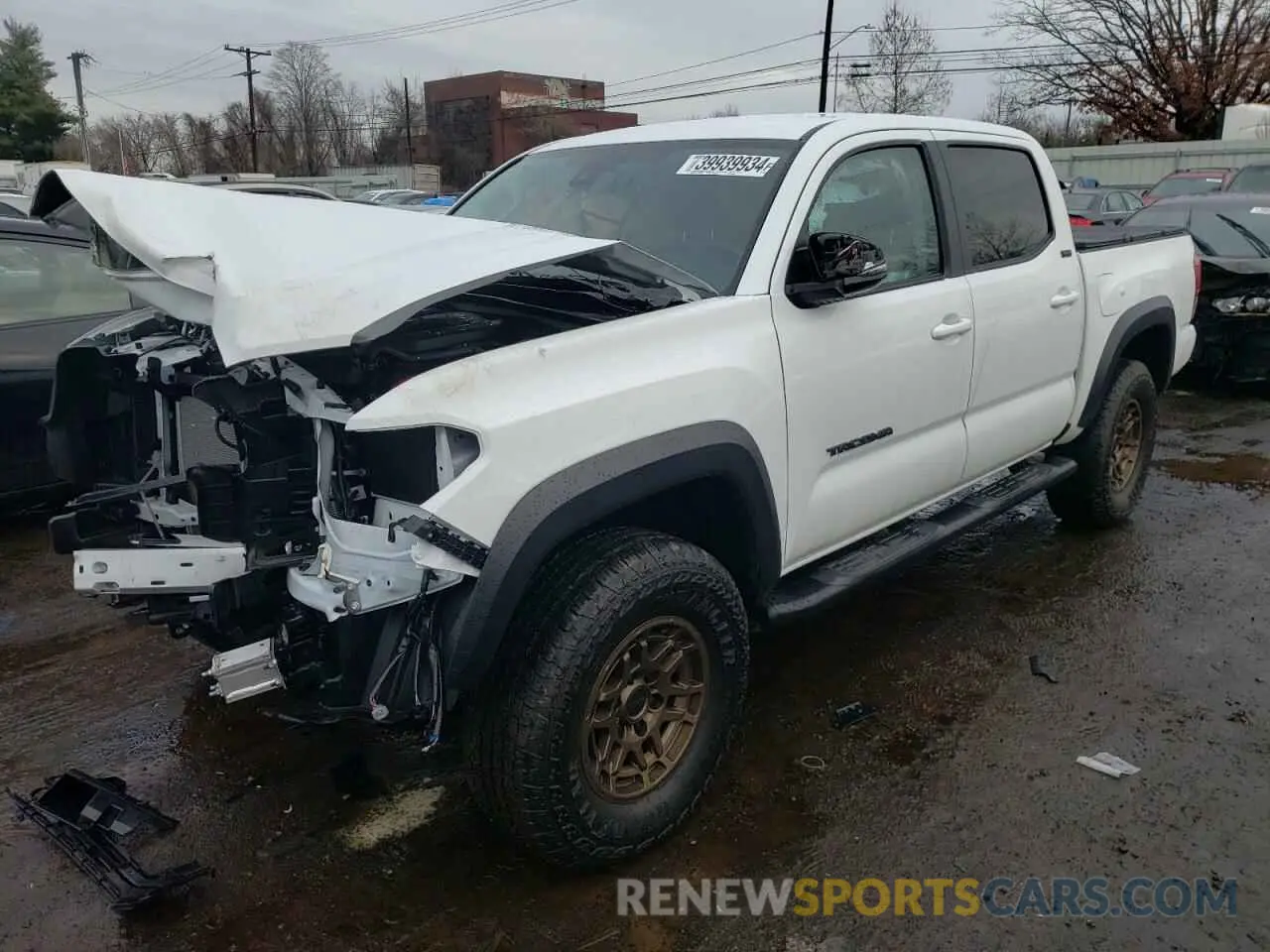 1 Photograph of a damaged car 3TYCZ5AN8PT154963 TOYOTA TACOMA 2023