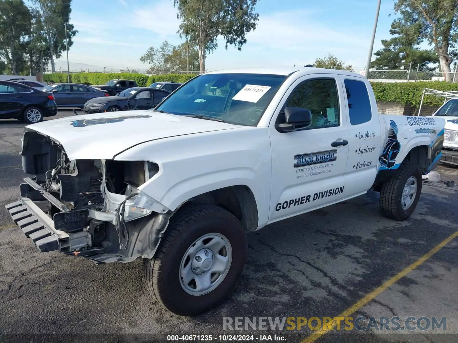 2 Фотография поврежденного автомобиля 3TYRX5GNXPT070182 TOYOTA TACOMA 2023
