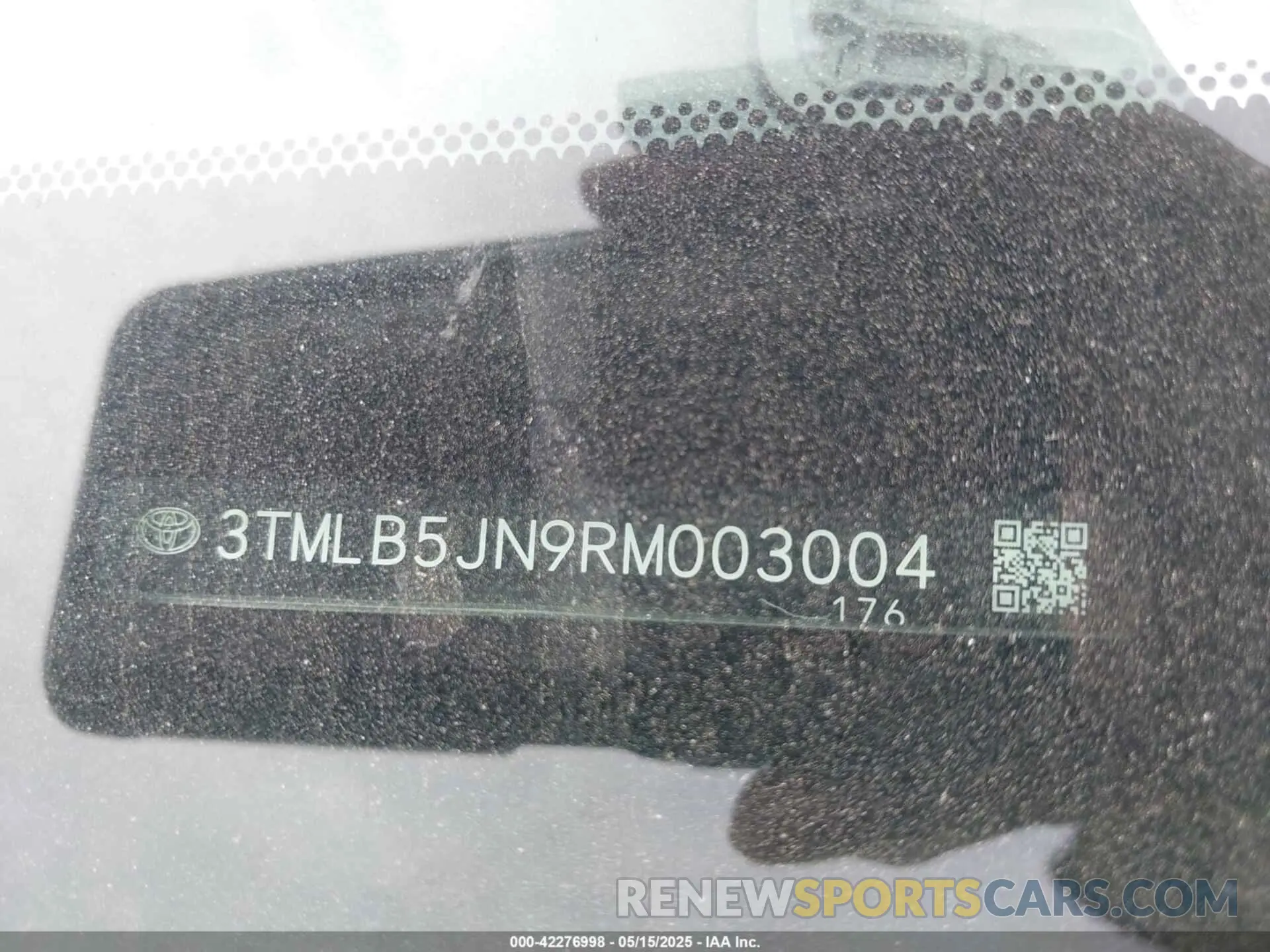 9 Фотография поврежденного автомобиля 3TMLB5JN9RM003004 TOYOTA TACOMA 2024