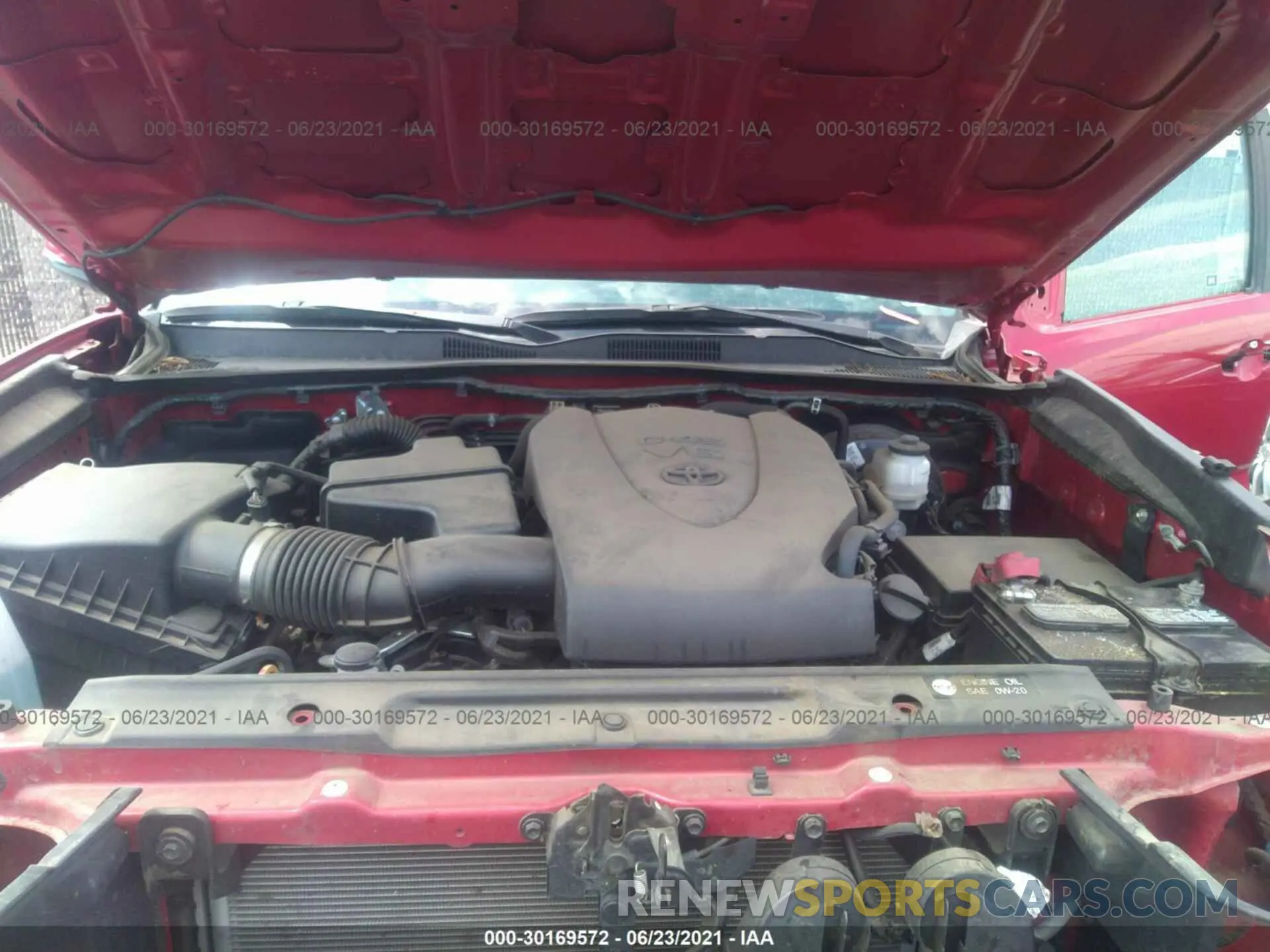 10 Photograph of a damaged car 3TMAZ5CN1KM088085 TOYOTA TACOMA 2WD 2019