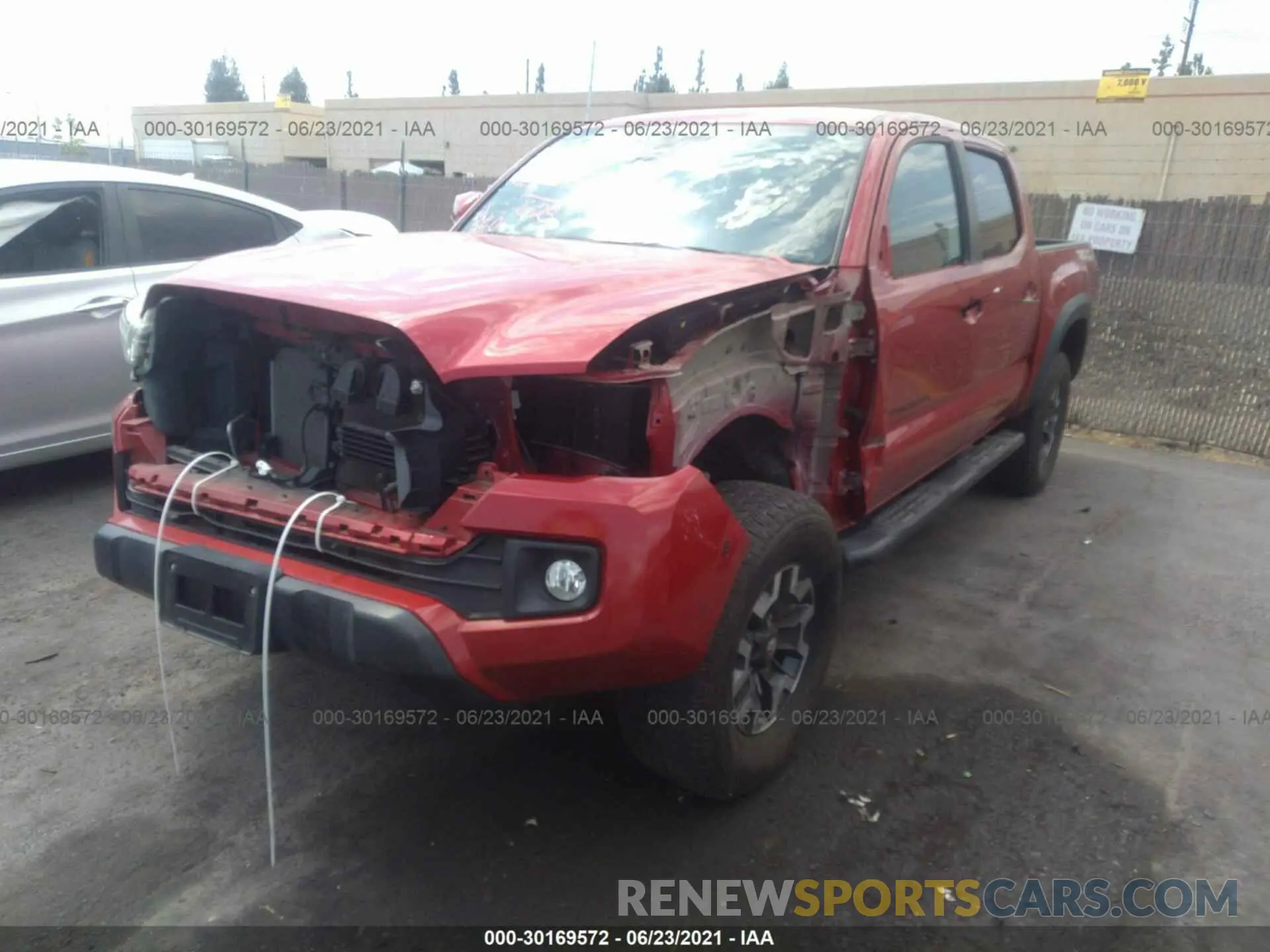 2 Photograph of a damaged car 3TMAZ5CN1KM088085 TOYOTA TACOMA 2WD 2019