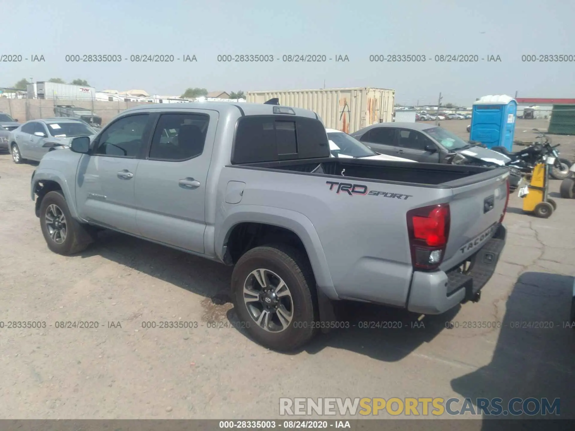 3 Photograph of a damaged car 3TMAZ5CN1KM106553 TOYOTA TACOMA 2WD 2019