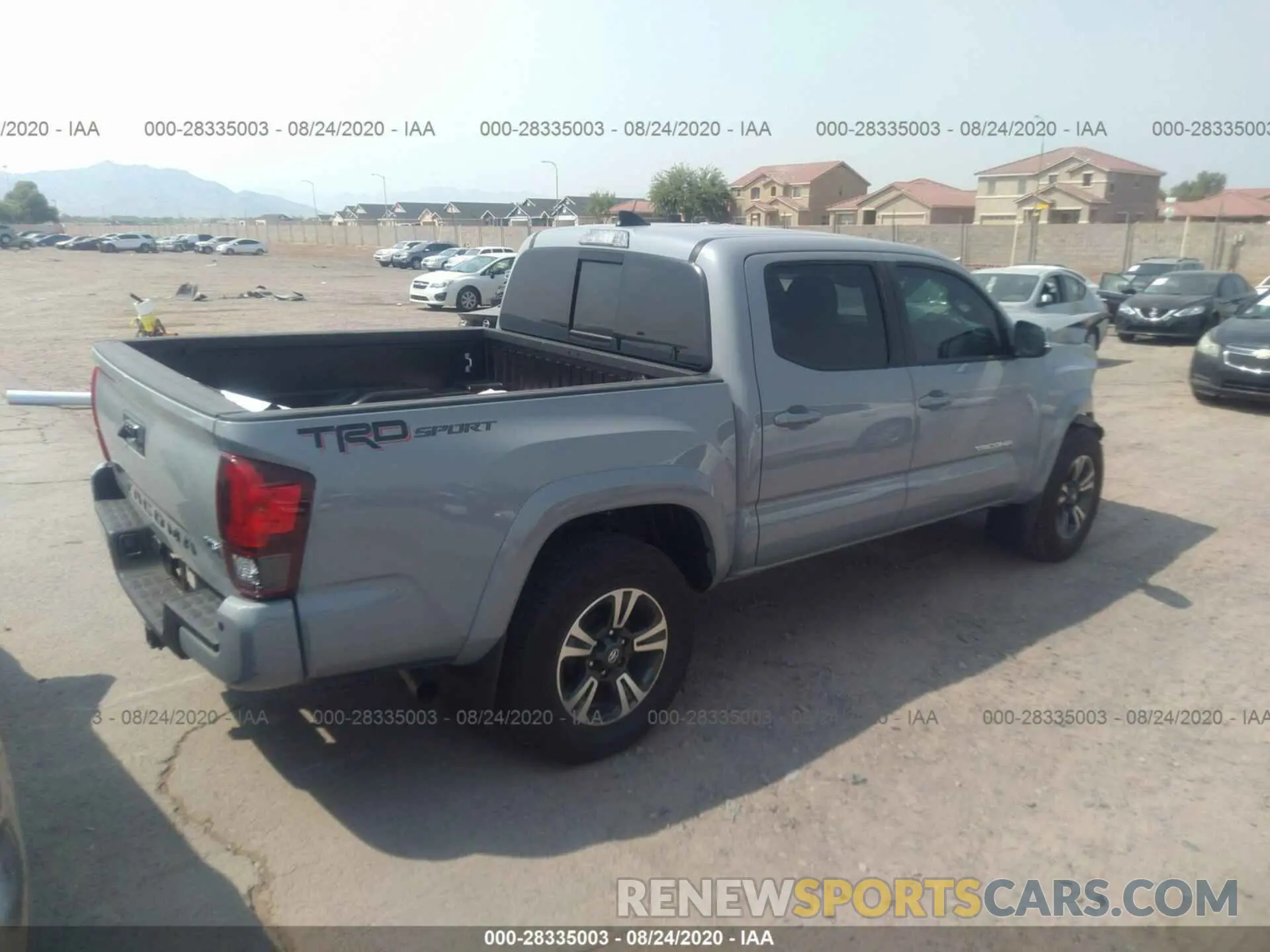 4 Photograph of a damaged car 3TMAZ5CN1KM106553 TOYOTA TACOMA 2WD 2019