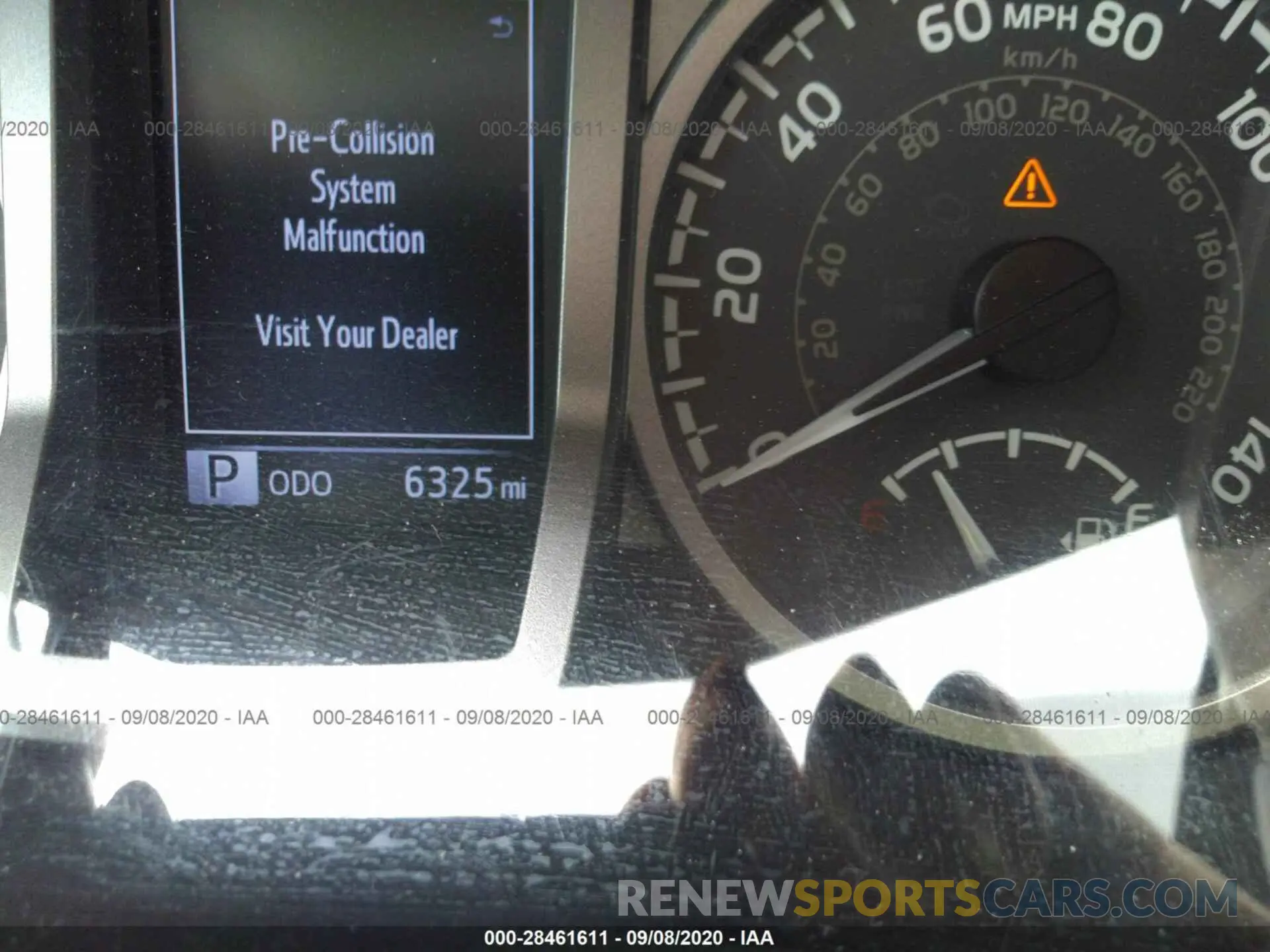 7 Photograph of a damaged car 3TMAZ5CN3KM100673 TOYOTA TACOMA 2WD 2019