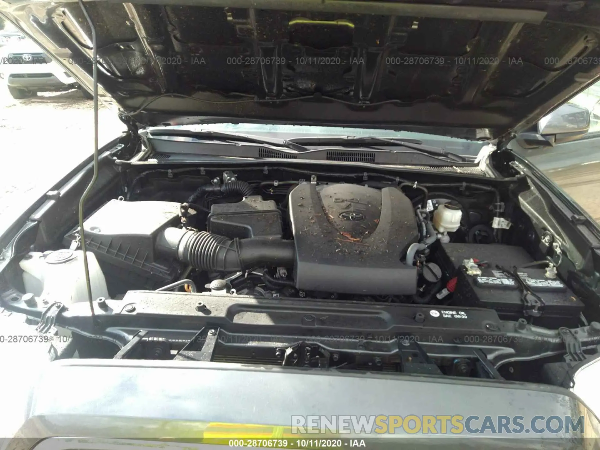 10 Photograph of a damaged car 3TMAZ5CN5KM096206 TOYOTA TACOMA 2WD 2019