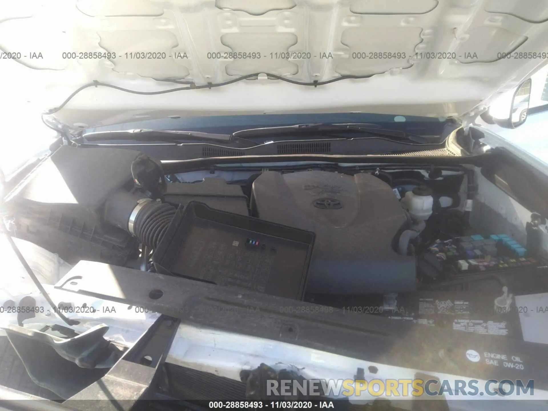 10 Photograph of a damaged car 3TMAZ5CN8KM088519 TOYOTA TACOMA 2WD 2019